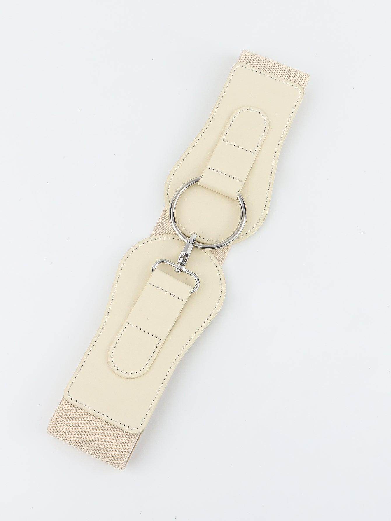 PU Elastic Wide Belt for Comfortable Fashion Fit - Selvanelle