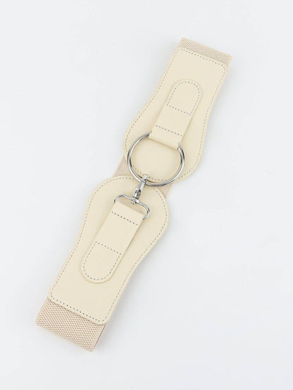 PU Elastic Wide Belt for Comfortable Fashion Fit - Selvanelle