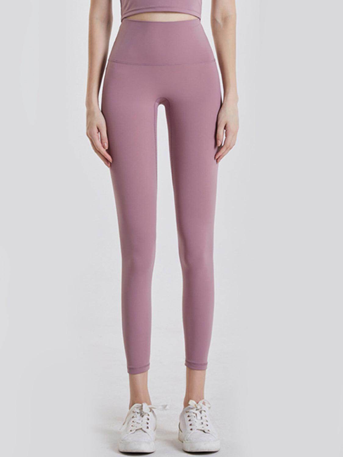 Wide Waistband Sports Leggings for Ultimate Comfort - Selvanelle