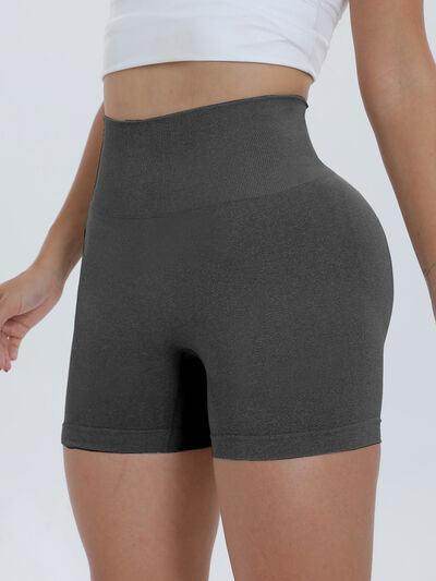 High Waist Active Shorts for Women - Stretchy Sportswear - Selvanelle