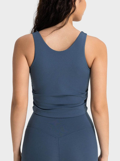 Millennia Cropped Sport Tank - Selvanelle