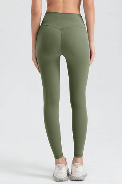 Wide Waistband Sport Leggings for Active Lifestyle Comfort - Selvanelle