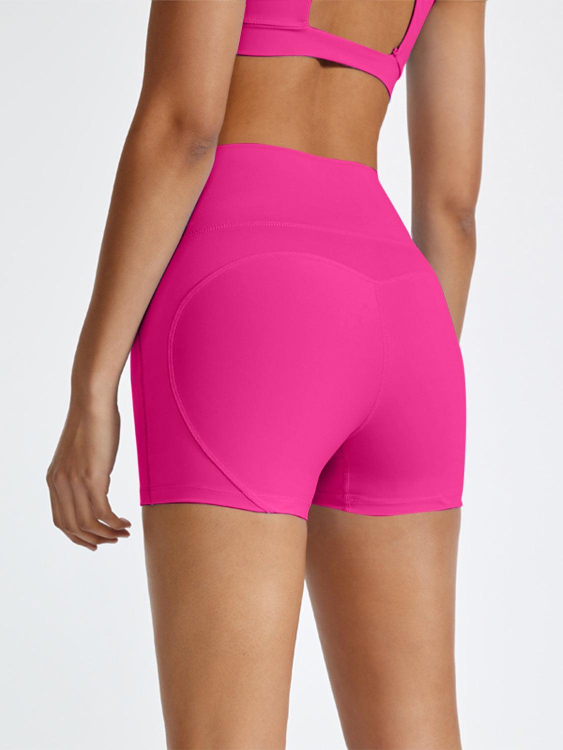 High Waist Active Shorts for Women with Stretchy Comfort