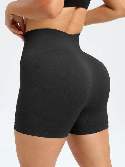 High Waist Active Shorts for Women - Stretchy Sportswear - Selvanelle