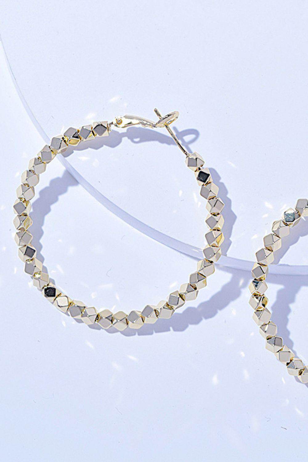 Stylish Alloy Hoop Earrings for Everyday Wear - Selvanelle