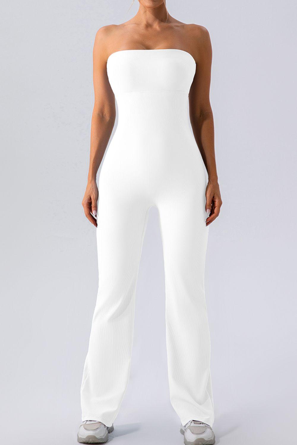 Sleeveless Straight Active Jumpsuit for Ultimate Comfort