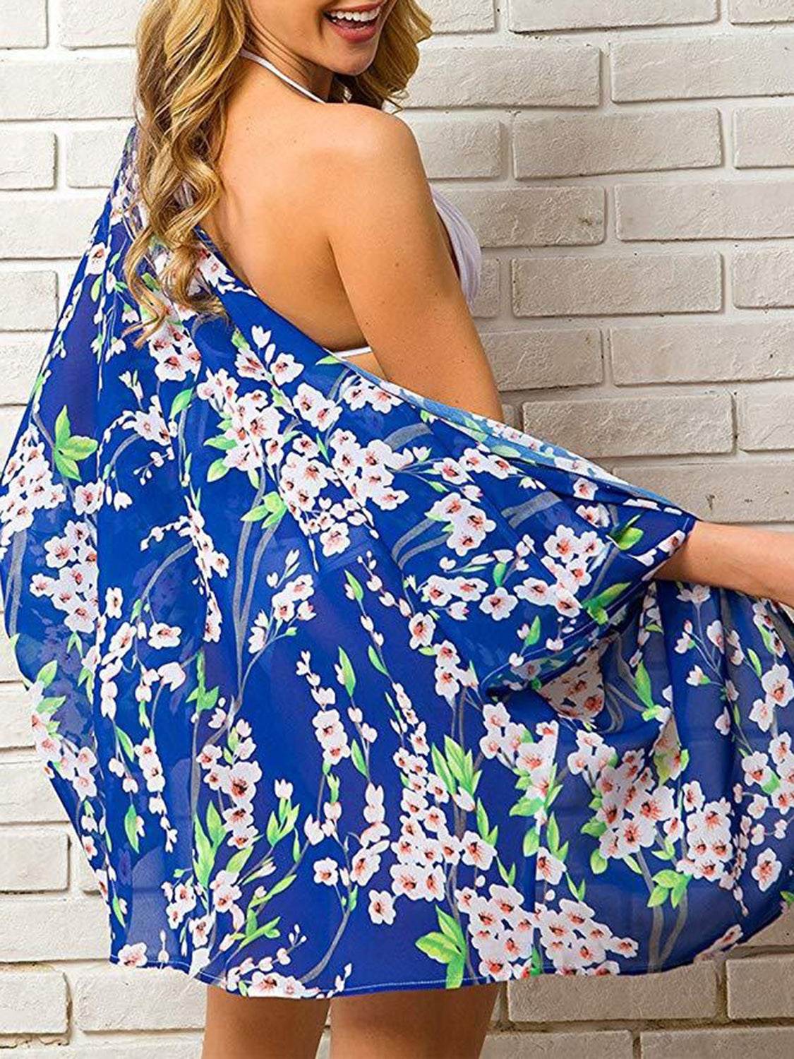 Open Front Half Sleeve Cover-Up - Selvanelle
