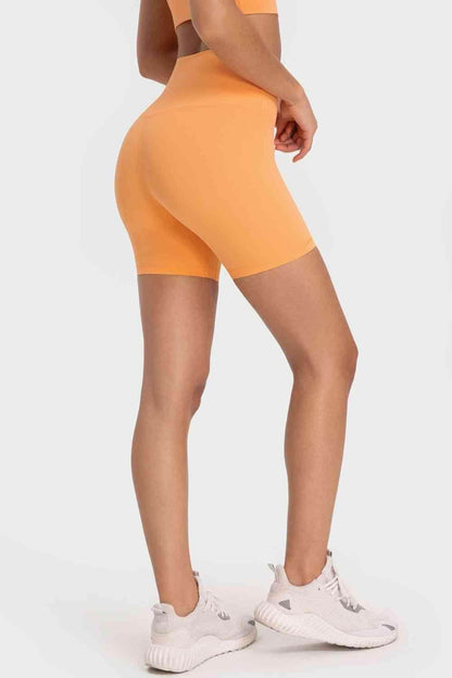 Millennia Staying Cozy Wide Waistband Biker Shorts For Comfort - Selvanelle