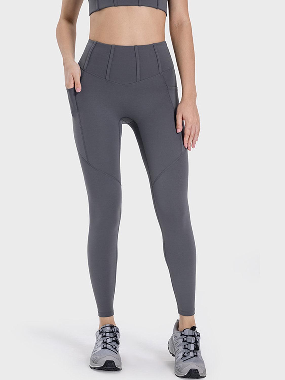 Millennia Pocketed High Waist Active Leggings for Women