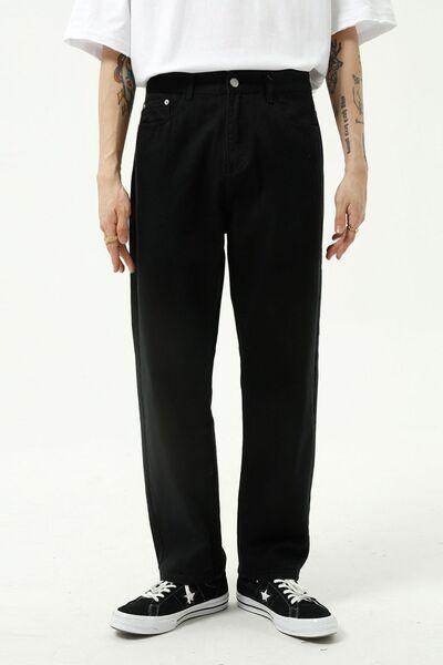 Straight Leg Jeans with Pockets for All-Day Comfort - Selvanelle