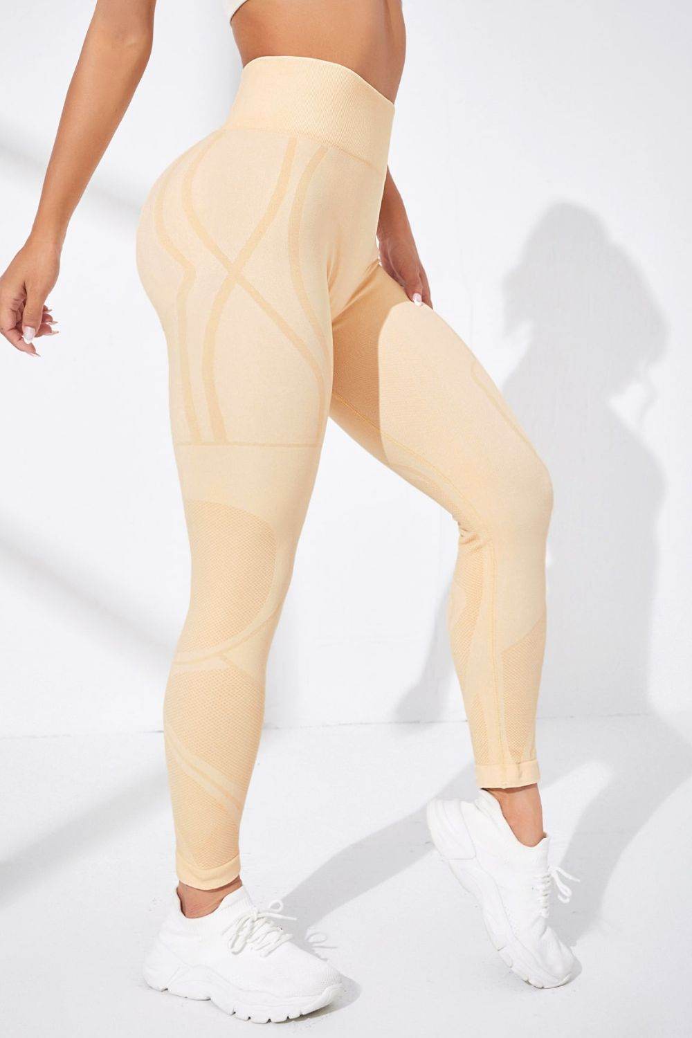 Wide Waistband Long Active Pants - Selvanelle