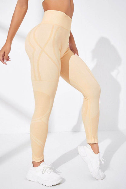 Wide Waistband Long Active Pants - Selvanelle