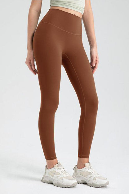 Wide Waistband High Waist Sport Leggings for Active Comfort - Selvanelle