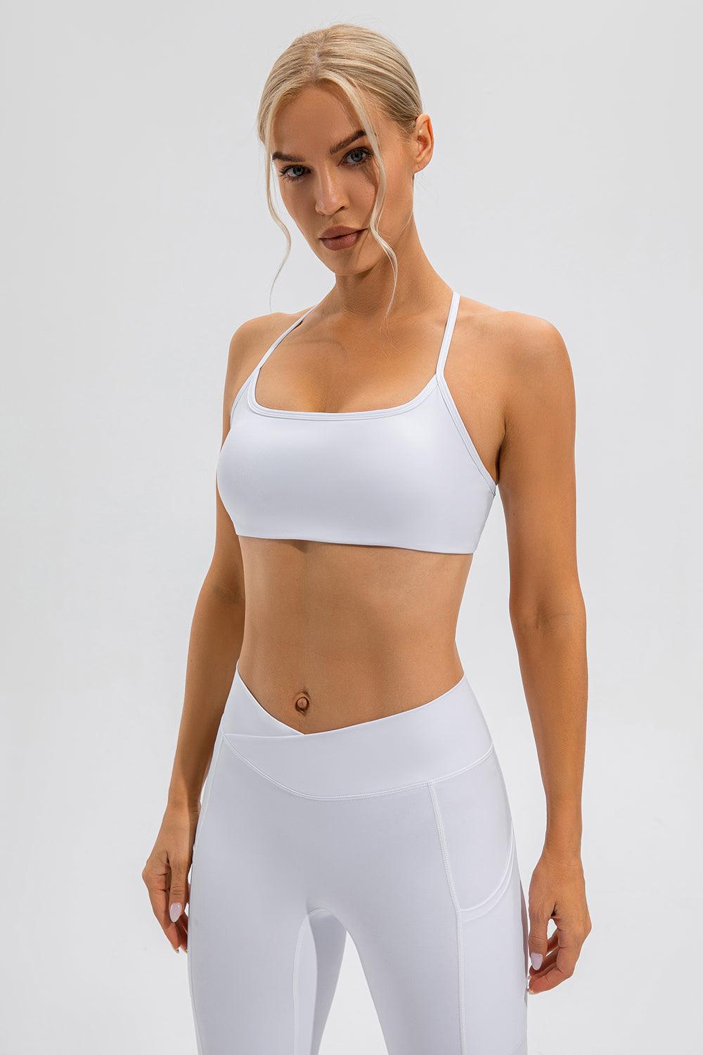 Crisscross Spaghetti Strap Active Cami for Comfortable Wear