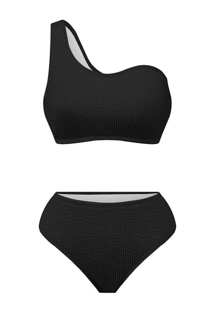 Single Shoulder Bikini Set - Selvanelle