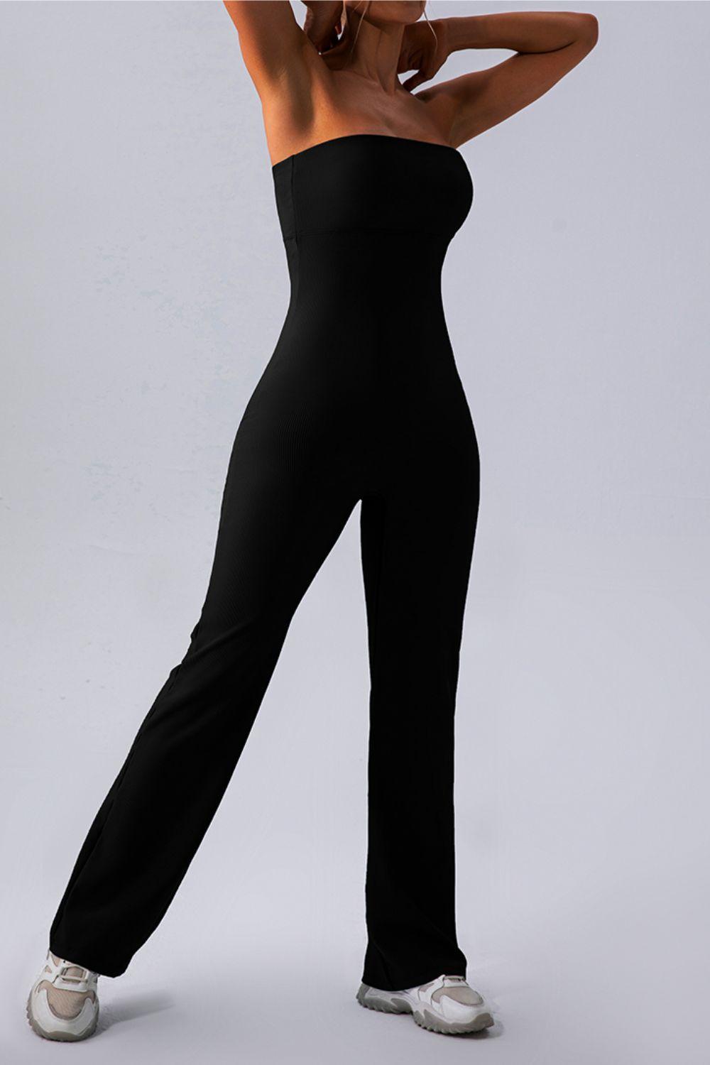 Sleeveless Straight Active Jumpsuit for Ultimate Comfort