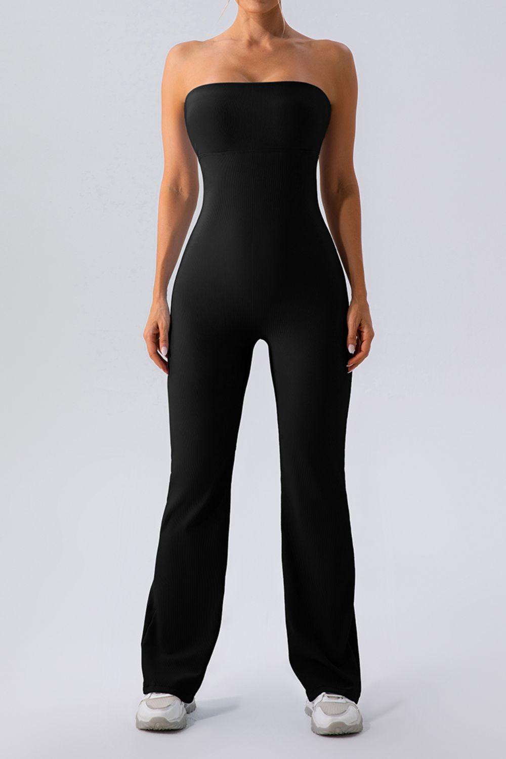 Sleeveless Straight Active Jumpsuit for Ultimate Comfort