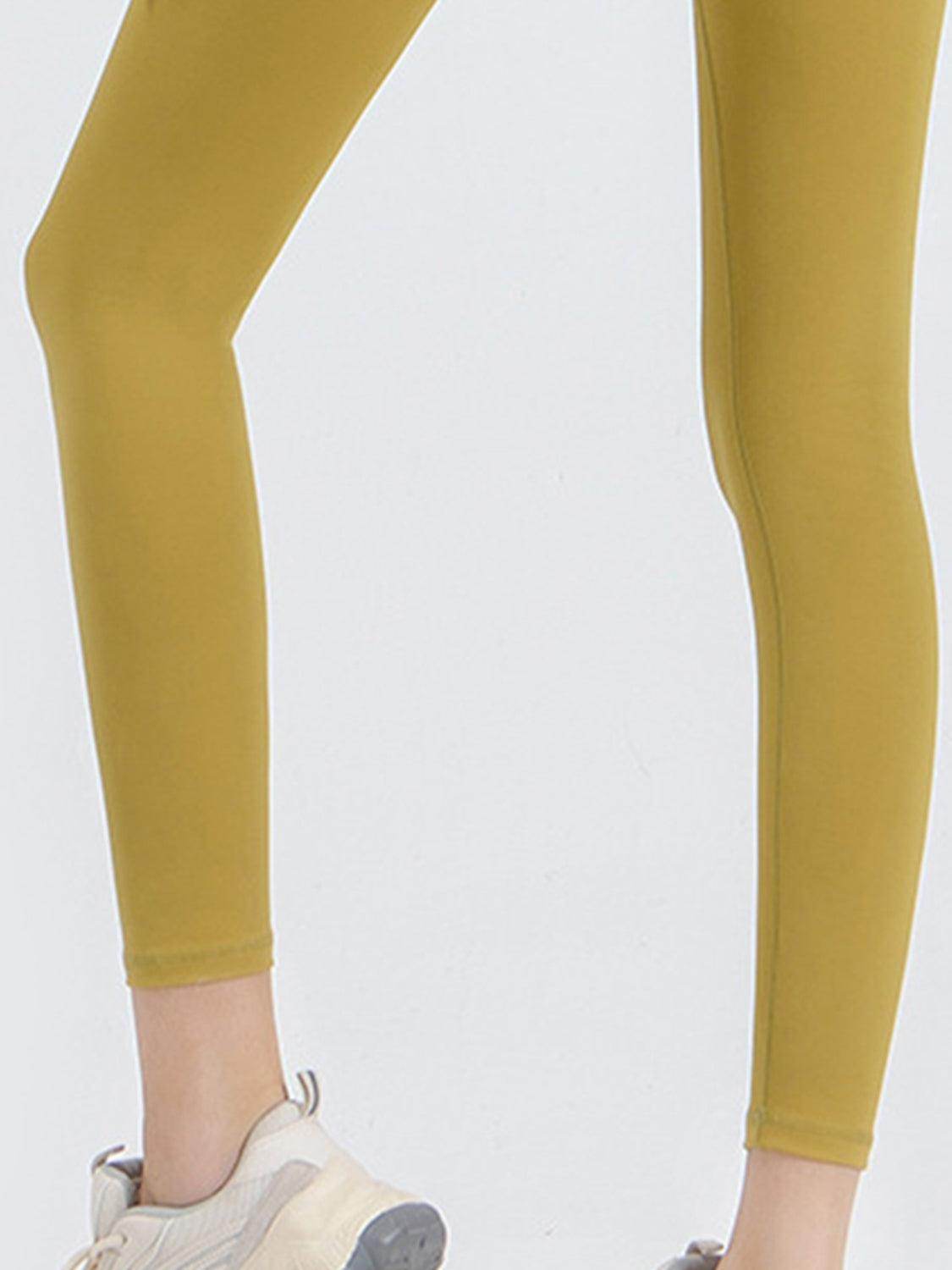 Wide Waistband Sports Leggings for Ultimate Comfort - Selvanelle