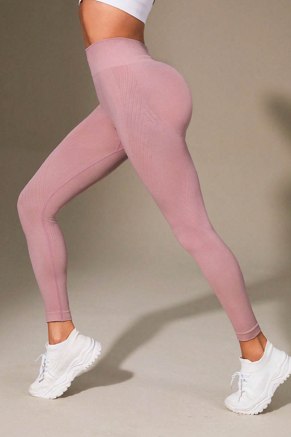 Wide Waistband Sports Leggings - Selvanelle