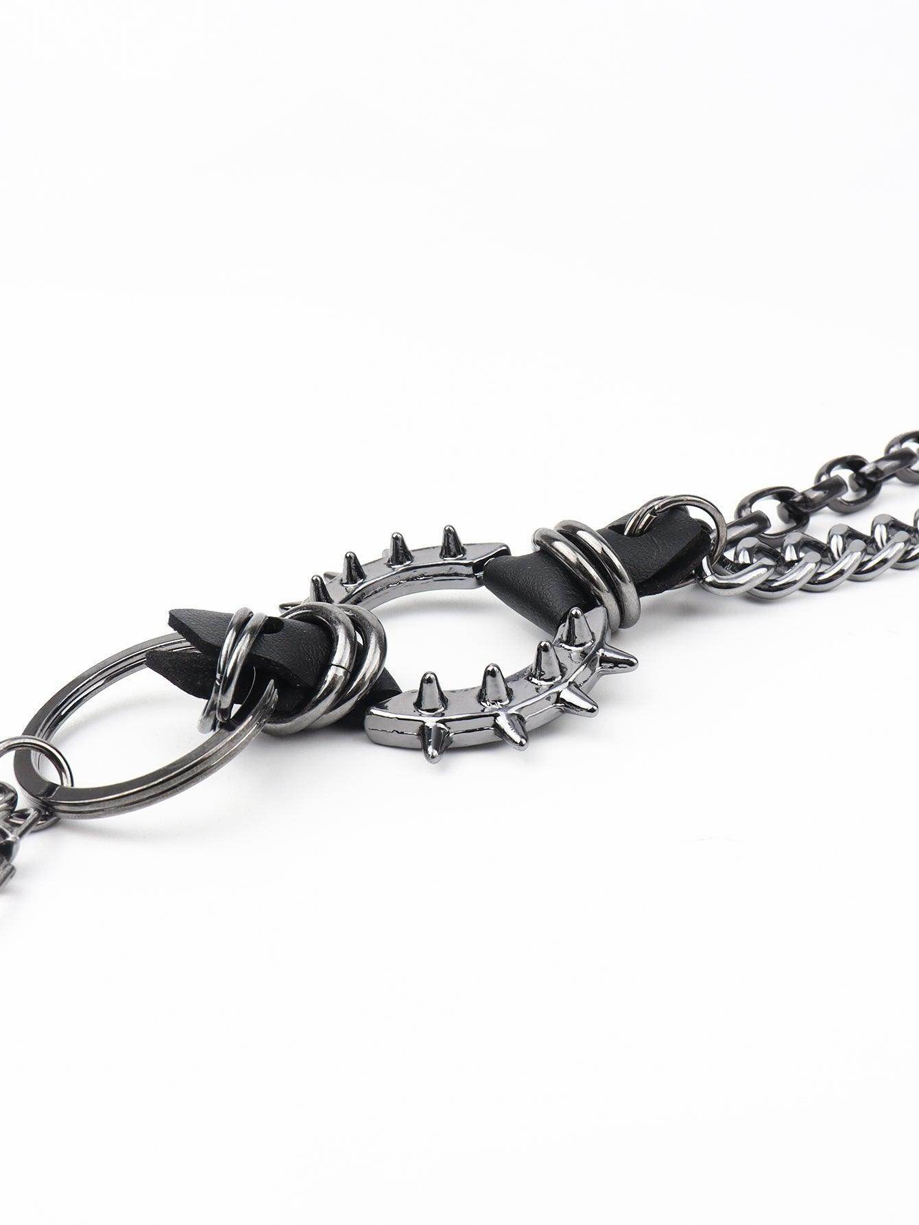 Punk Aluminium Chain Belt For Unique Fashion Statement - Selvanelle