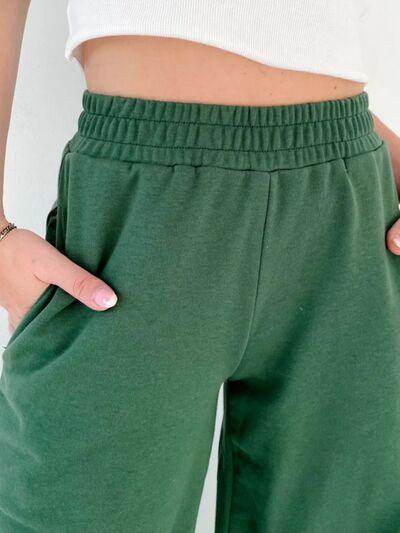 Elastic Waist Wide Leg Pants for Stylish Comfort and Fit - Selvanelle