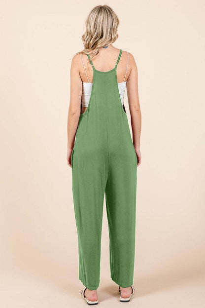 Culture Code Full Size Sleeveless Wide Leg Jumpsuit - Selvanelle