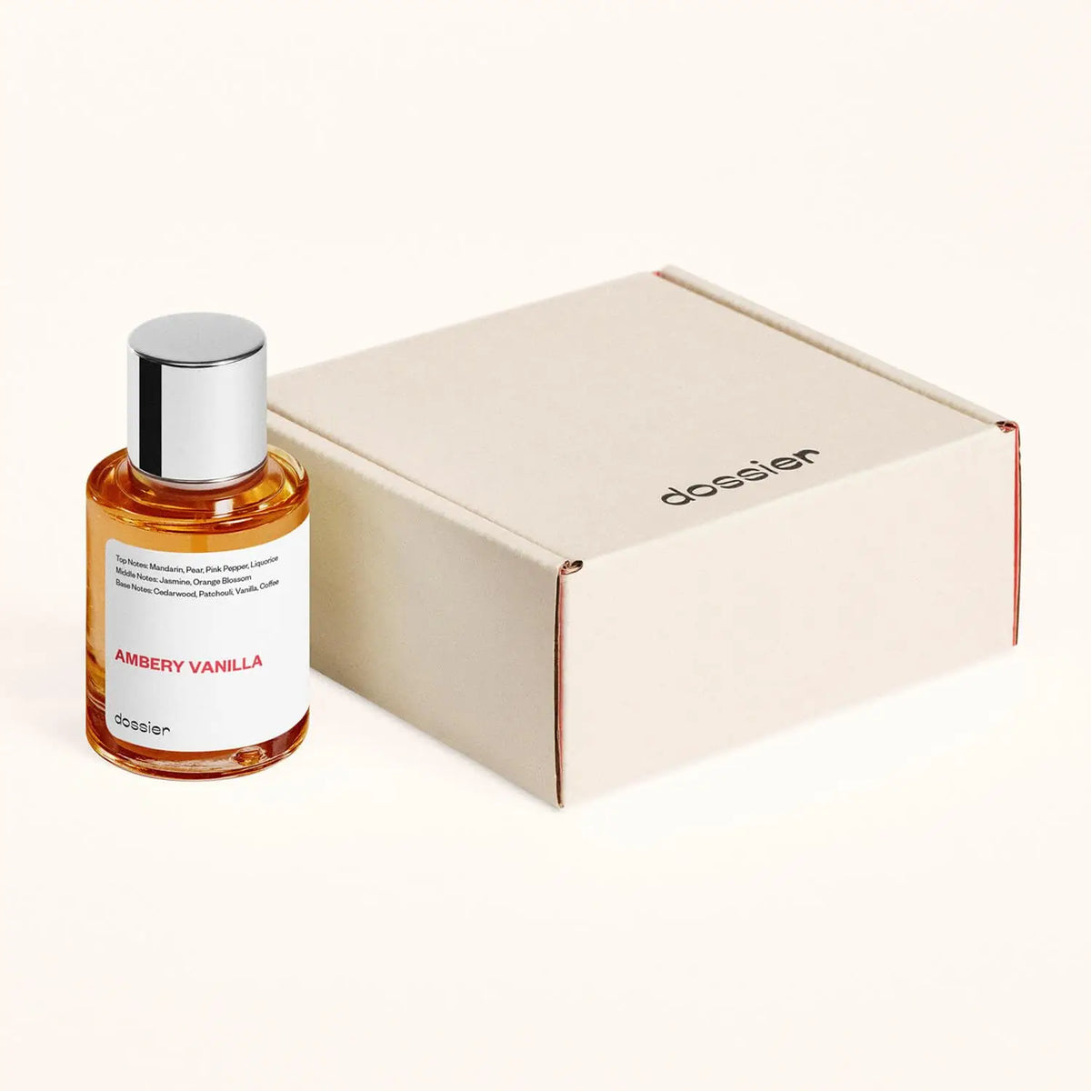 Dossier - Ambery Vanilla - Eau de Parfum - Vanilla Perfume - Inspired by Black Opium - Long-Lasting Fragrance - Feminine - 1.7 fl oz (50ml)