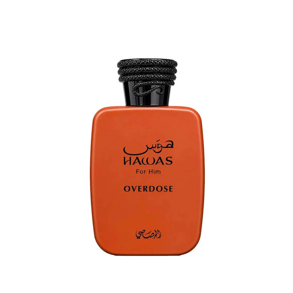 Rasasi Hawas Overdose Eau de Parfum Spray for Men – Intense Oriental Spicy, Woody & Amber Scent, Powerful Long‑Lasting Sillage, Perfect Father's Day & Anniversary Gift, 3.4 fl oz / 100 ml