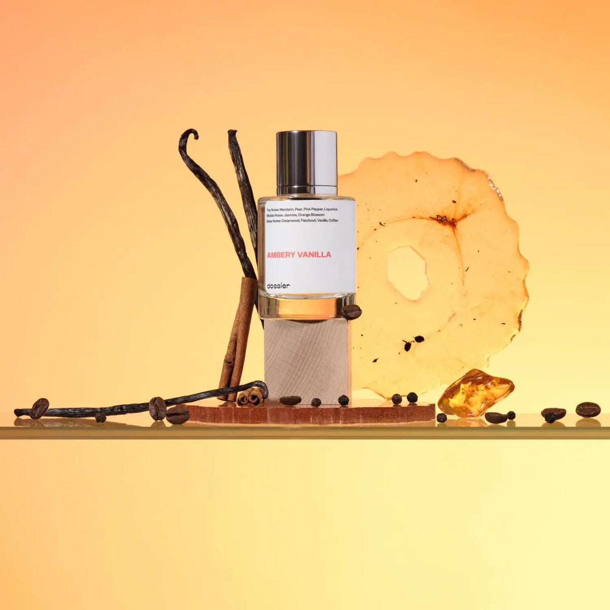 Dossier - Ambery Vanilla - Eau de Parfum - Vanilla Perfume - Inspired by Black Opium - Long-Lasting Fragrance - Feminine - 1.7 fl oz (50ml)