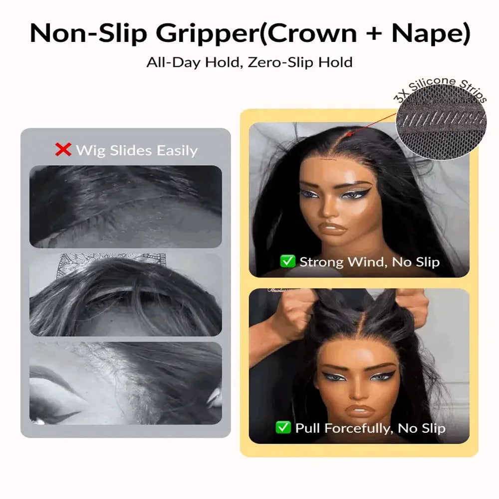 40 Inch Bone Straight Human Hair Wig 13x4 13x6 HD Transparent Lace Wigs Brazilian Full Lace Frontal Wig For Women 250% Density