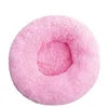 Nice Quality Drop Shipping Cute Animal Fluffy Dog Bed Premium Plush Donut Calming Bed for Pet