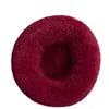 Nice Quality Drop Shipping Cute Animal Fluffy Dog Bed Premium Plush Donut Calming Bed for Pet