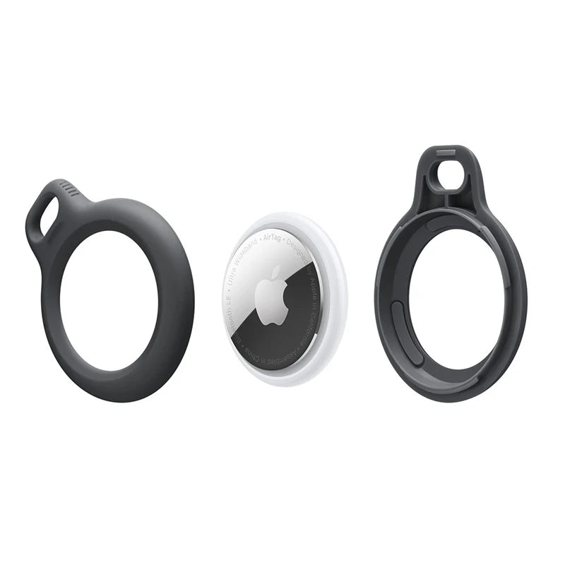 For Apple Airtag Case Secure Holder with Strap Protective Cover Bumper Tracker Accessories Antiscratch Keychain For Air tag case