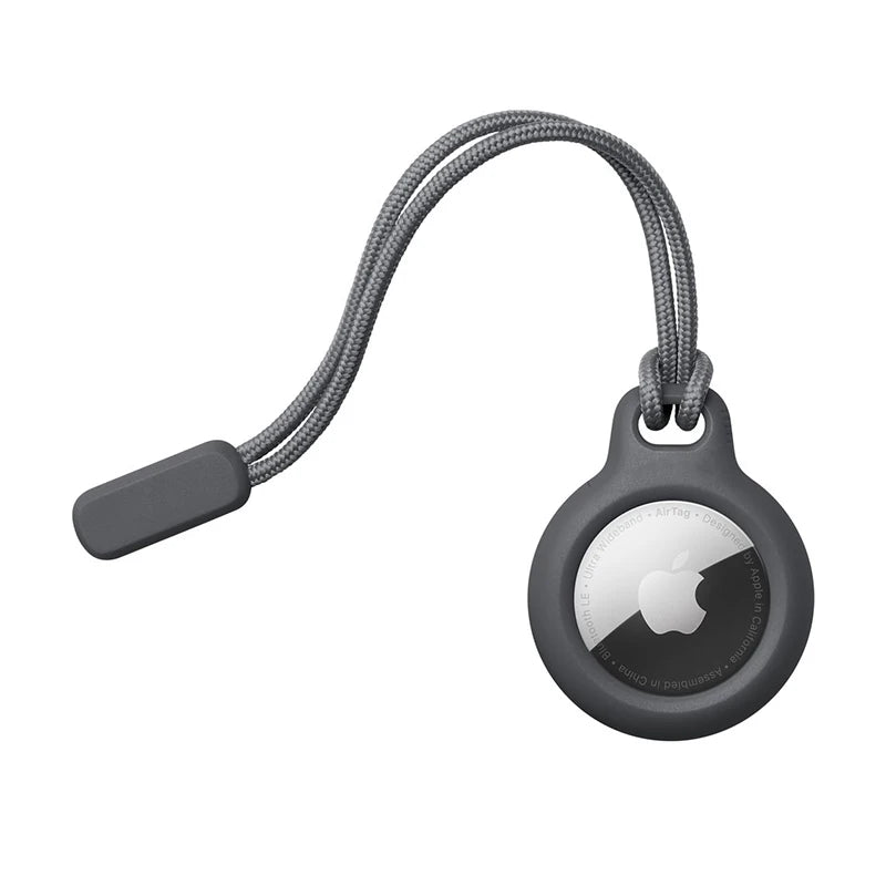 For Apple Airtag Case Secure Holder with Strap Protective Cover Bumper Tracker Accessories Antiscratch Keychain For Air tag case