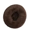 Nice Quality Drop Shipping Cute Animal Fluffy Dog Bed Premium Plush Donut Calming Bed for Pet