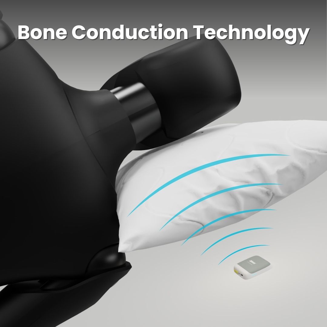 PEACE Under-Pillow Bone Conduction Speaker – Bluetooth Sleep Companion with SD Memory Card Slot