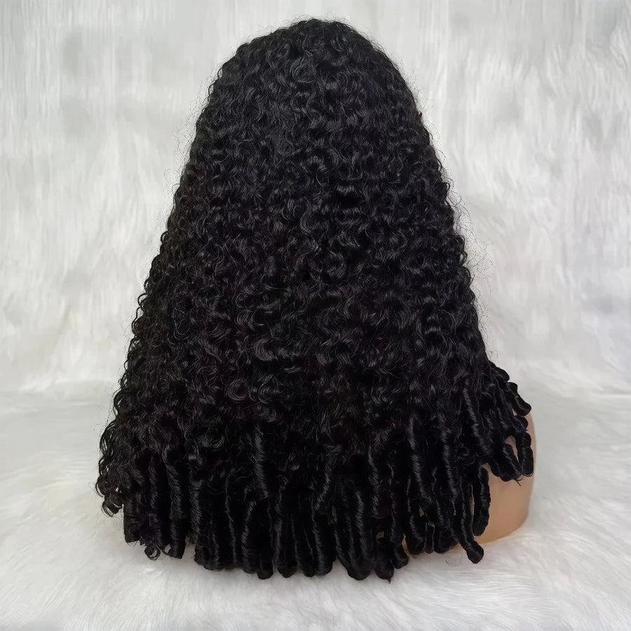 12A Burmese Curly Human Hair Wig Ready to Wear 200% 250% Density 13x4 Transparent Lace Frontal Wig Deep Wave Curly Lace Front Human Hair Wigs For Woman Ready to Wear On Clearance Sale Pre Plucked Wig Party Work Daily Life