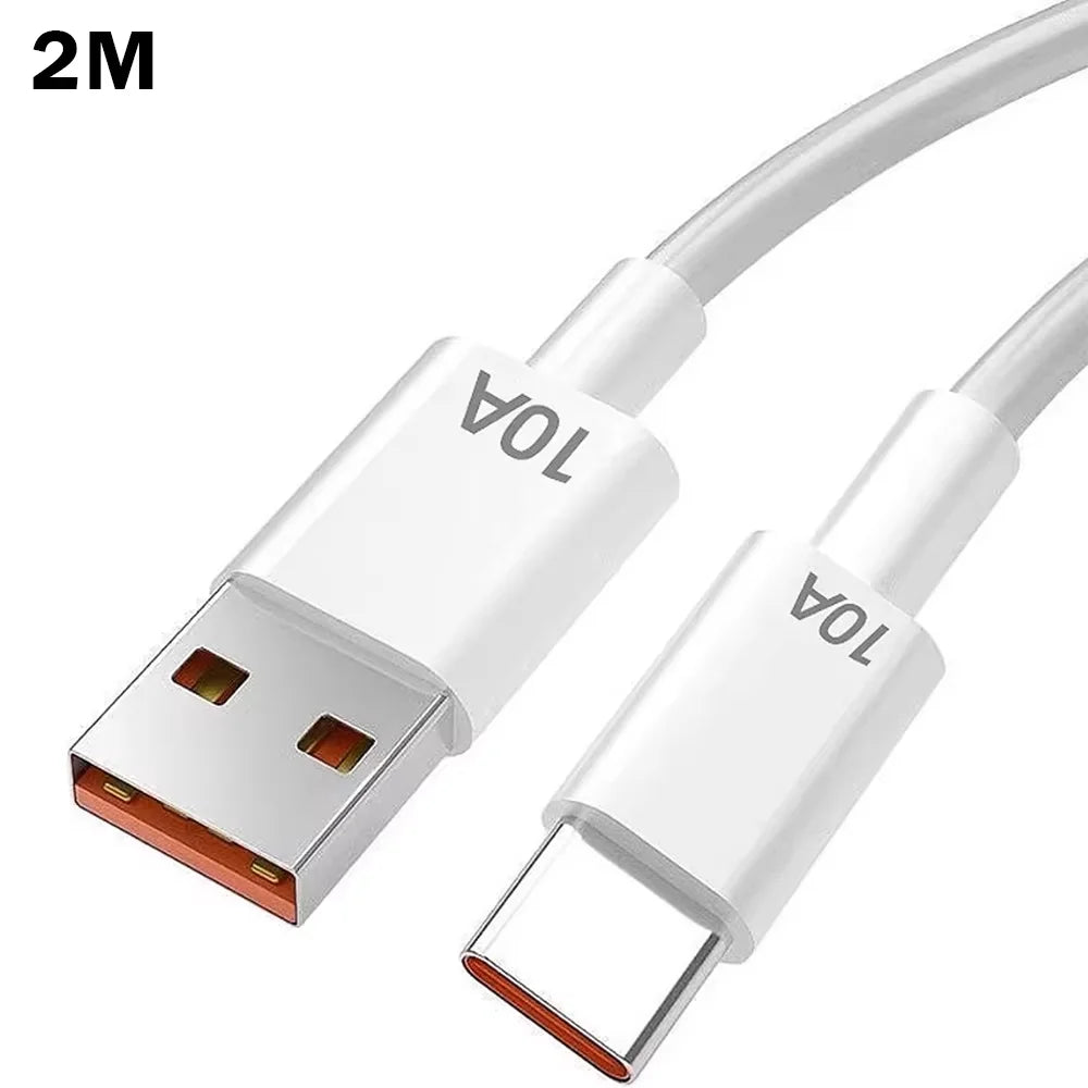 4 Port USB Charger Total 120W Fast Charging EU/US/UK Plug Wall Charger Mobile Phone Power Adapter For Phone Charge Type C Cable