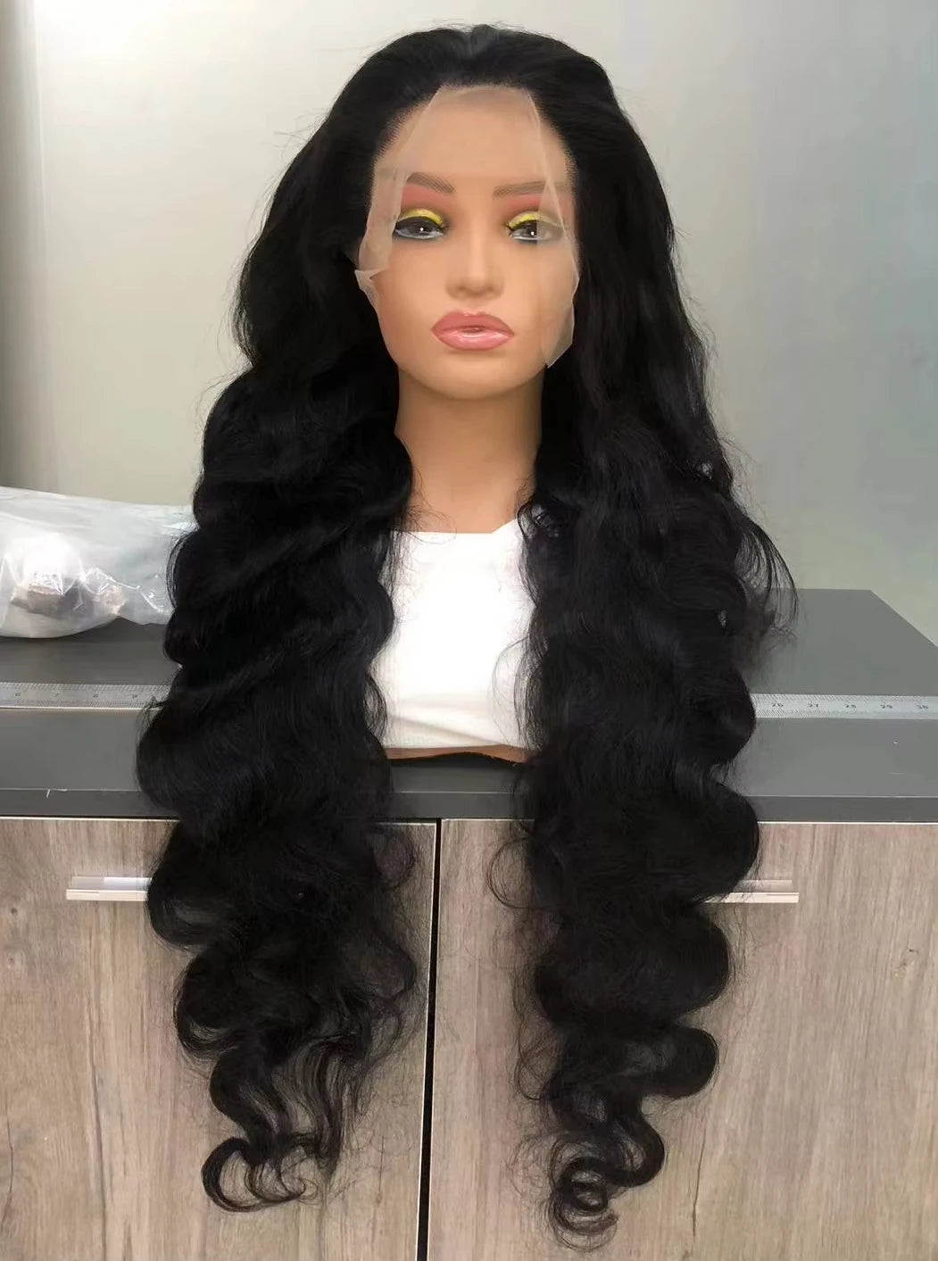 250% Density 40 Inch Body Wave Human Hair Wig Brazilian Pre Plucked 13x4 13x6 HD Transparent Lace Frontal  Wigs For Black Women