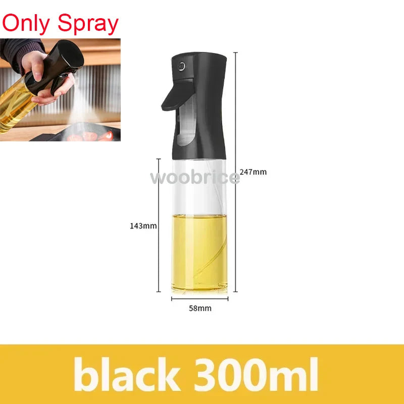 2in1 Kitchen Spray Oil Dispenser Oil Sprayer Polisher Or Only Brush Spray for Air Fryer Salad Grilling Roasting Cooking Kitchen