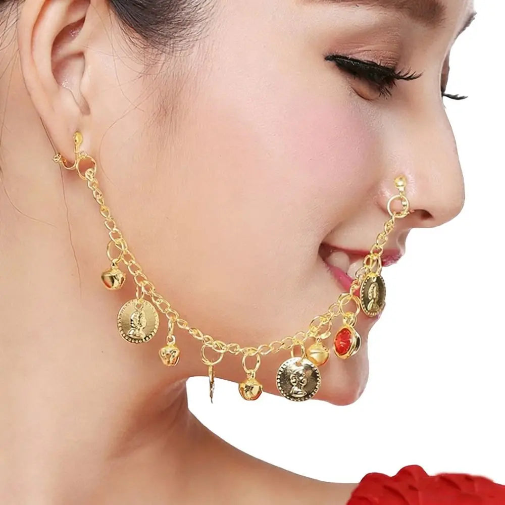 Ancient Elegance, Reimagined: The Egyptian Nefer Red Jasper Chandelier Earrings