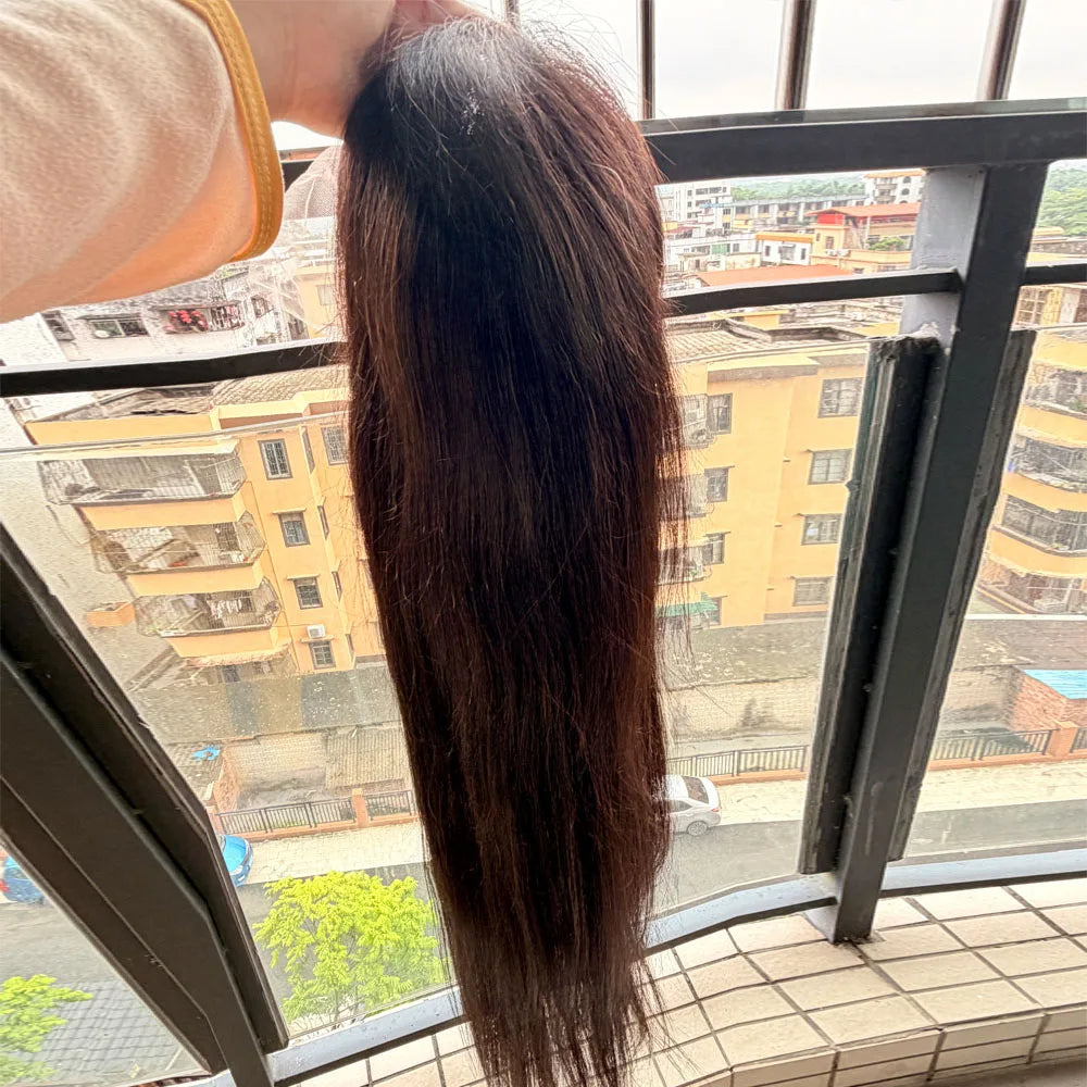 40 Inch Bone Straight Human Hair Wig 13x4 13x6 HD Transparent Lace Wigs Brazilian Full Lace Frontal Wig For Women 300% Density