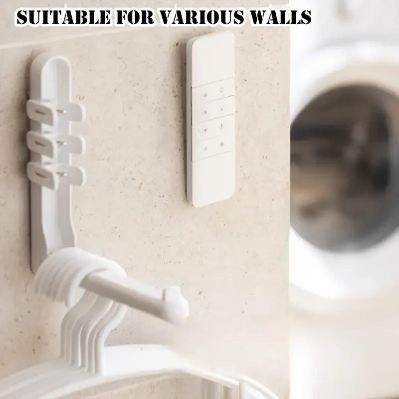 3pcs No Drill Magnetic Remote Holder