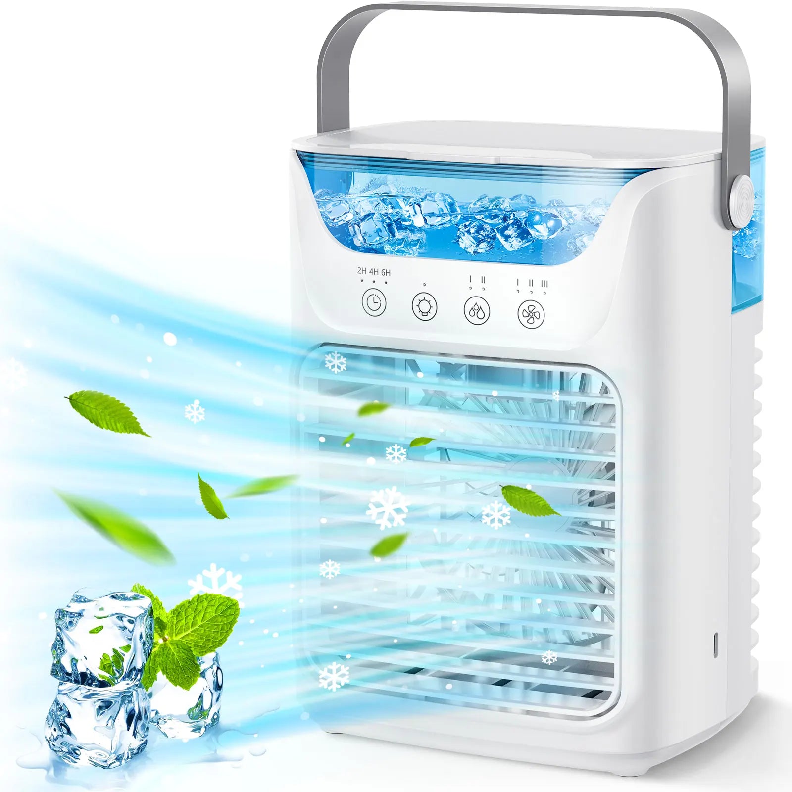 Portable Mini Desktop Air Conditioner Fan with Timer Small Room Spray Water AC for Cooling  Air Conditioning for Room