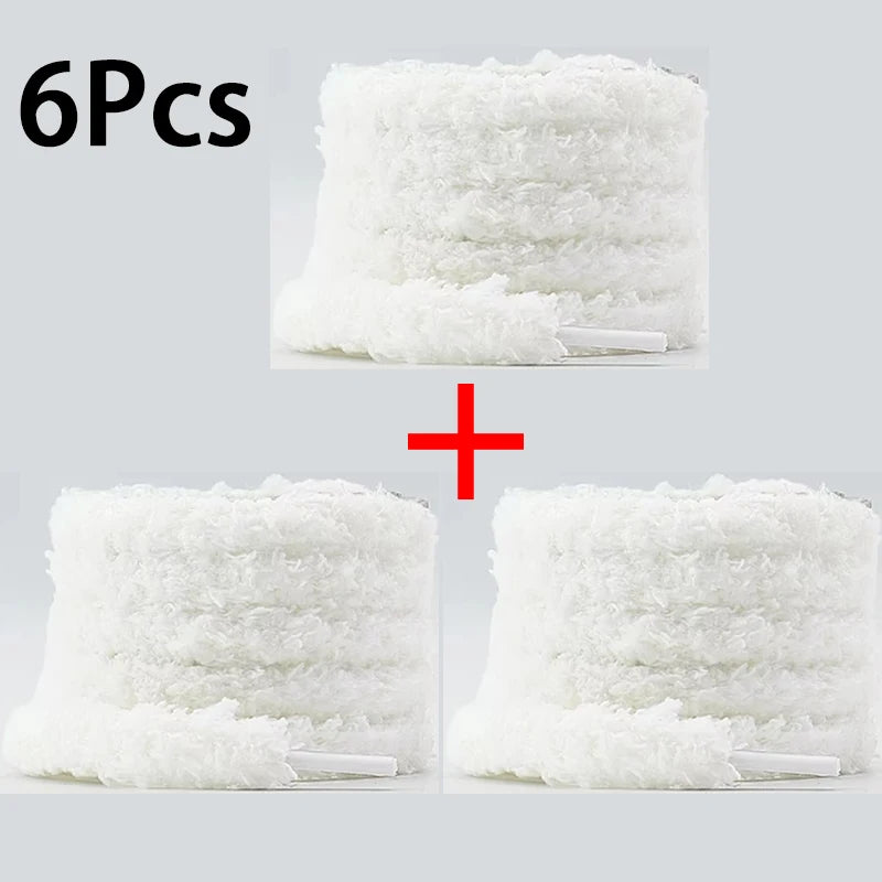 Fashion round plush laces Quality 1cm wide Sneakers Flats Casual laces Shoe accessories 80 /100 /120 /140 /160 Laces 1Pair