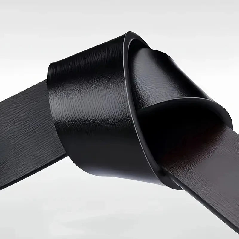 Stylish Men's PU Leather Belt - Fashion Belts for Daily Life, Leisure, Party, Festival, Work, and Business Automatic Buckle