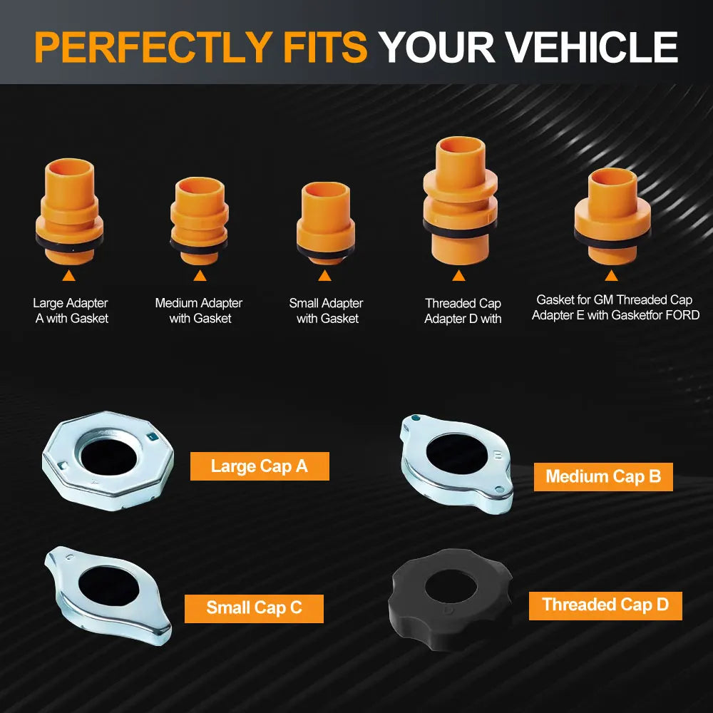 Spill Proof Coolant Filling Kit 15Pcs/Set Fit Universal Vehicles Car Accessories Plastic Filling Funnel Spout Pour Oil Tool