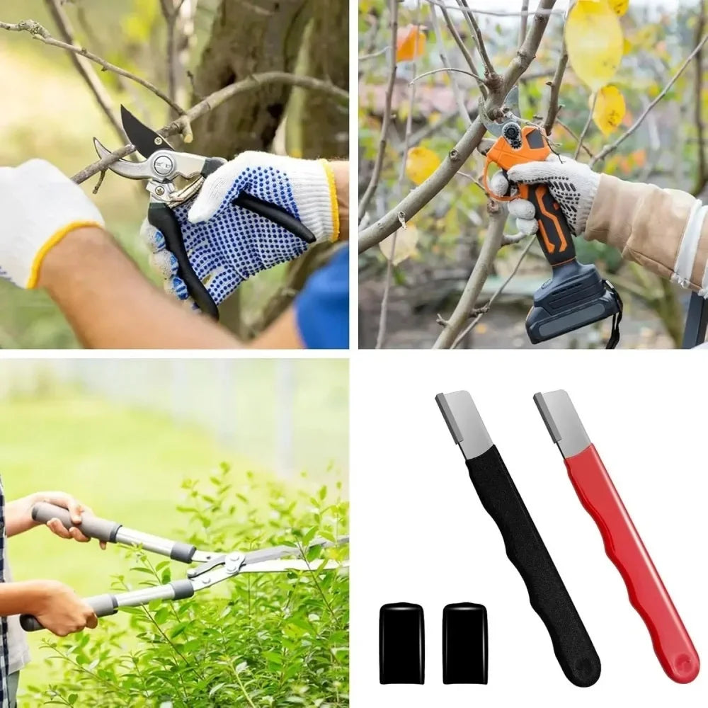 Professional Tungsten Diamond Ceramic Sharpening Stone for Kitchen Knife Scissor Garden Shears All Blades Cutting Tool Sharpener