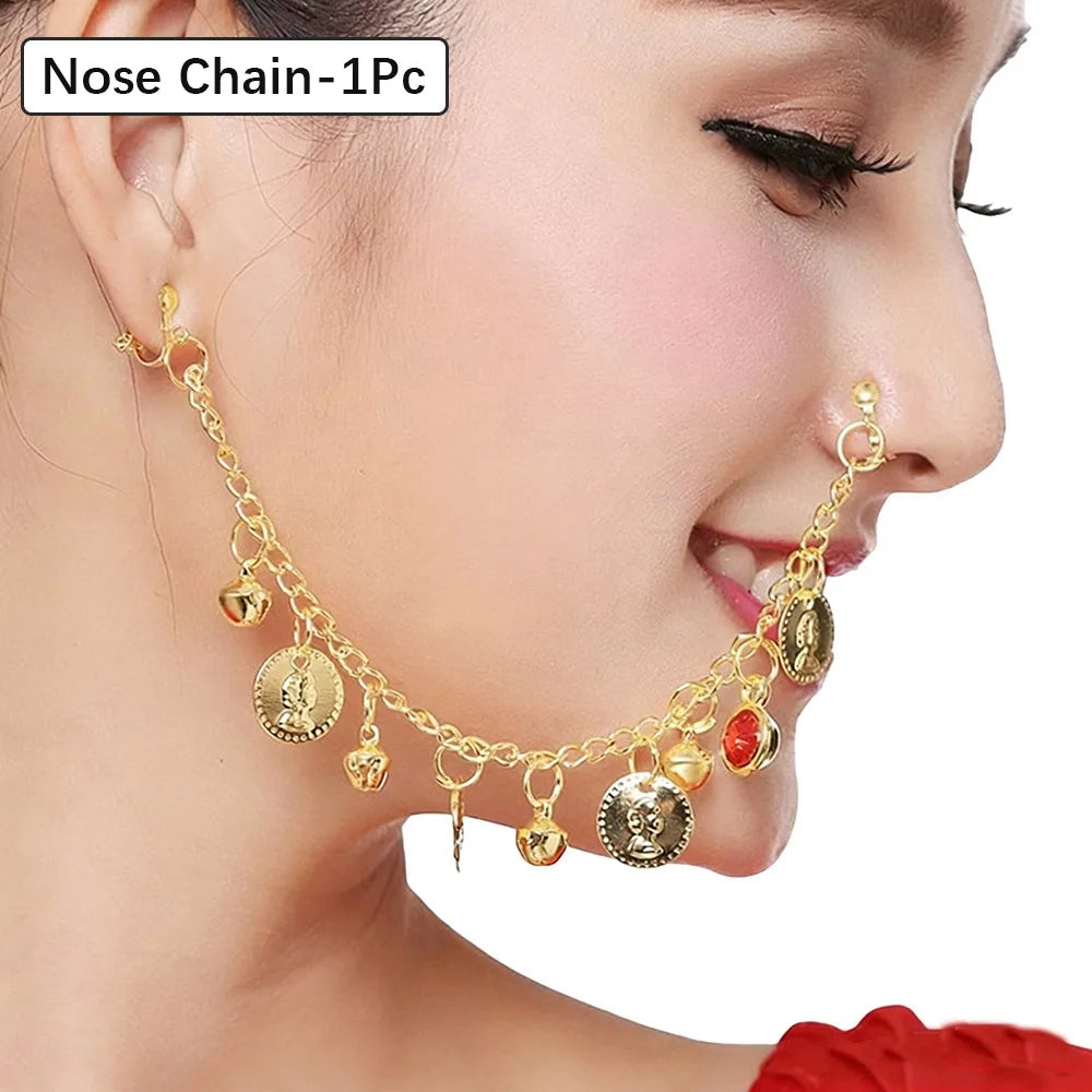 Ancient Elegance, Reimagined: The Egyptian Nefer Red Jasper Chandelier Earrings