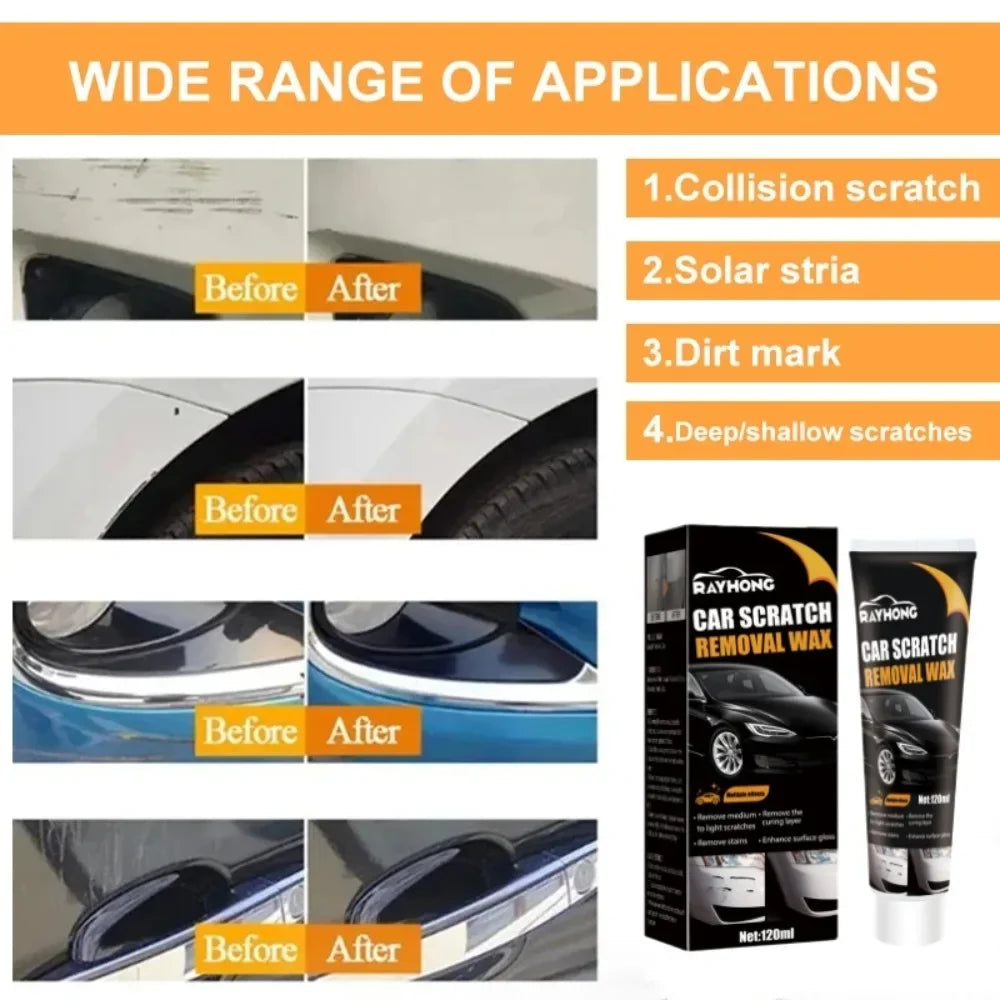 Car Scratch Remover Paint Care Tools Auto Swirl Remover Scratches Repair Polishing Auto Body Grinding Compound Anti Scratch Wax